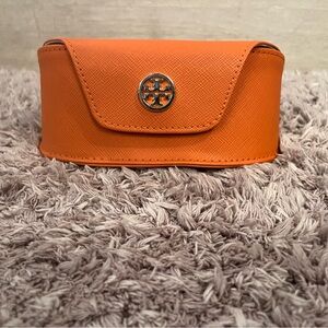 Tory Burch Orange Hard Cover Sunglass Case